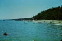 View south along the beach